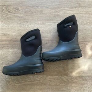 Bogs Kids Black Waterproof Boots
